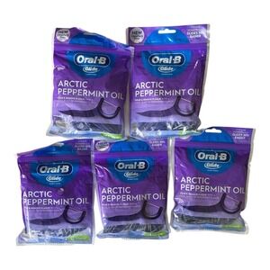 Oral-B‎ - Glide Floss Picks 5 Pack - 75 ct Each, 375 Total - Peppermint Oil